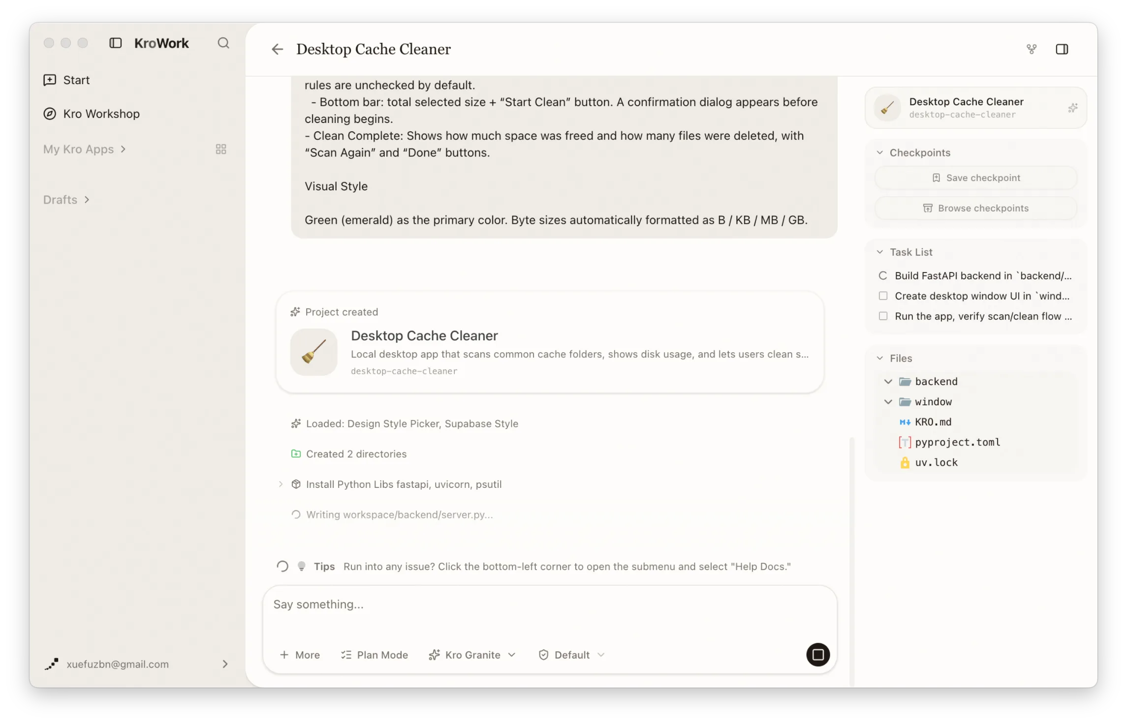 Your First Task | KroWork Help Center