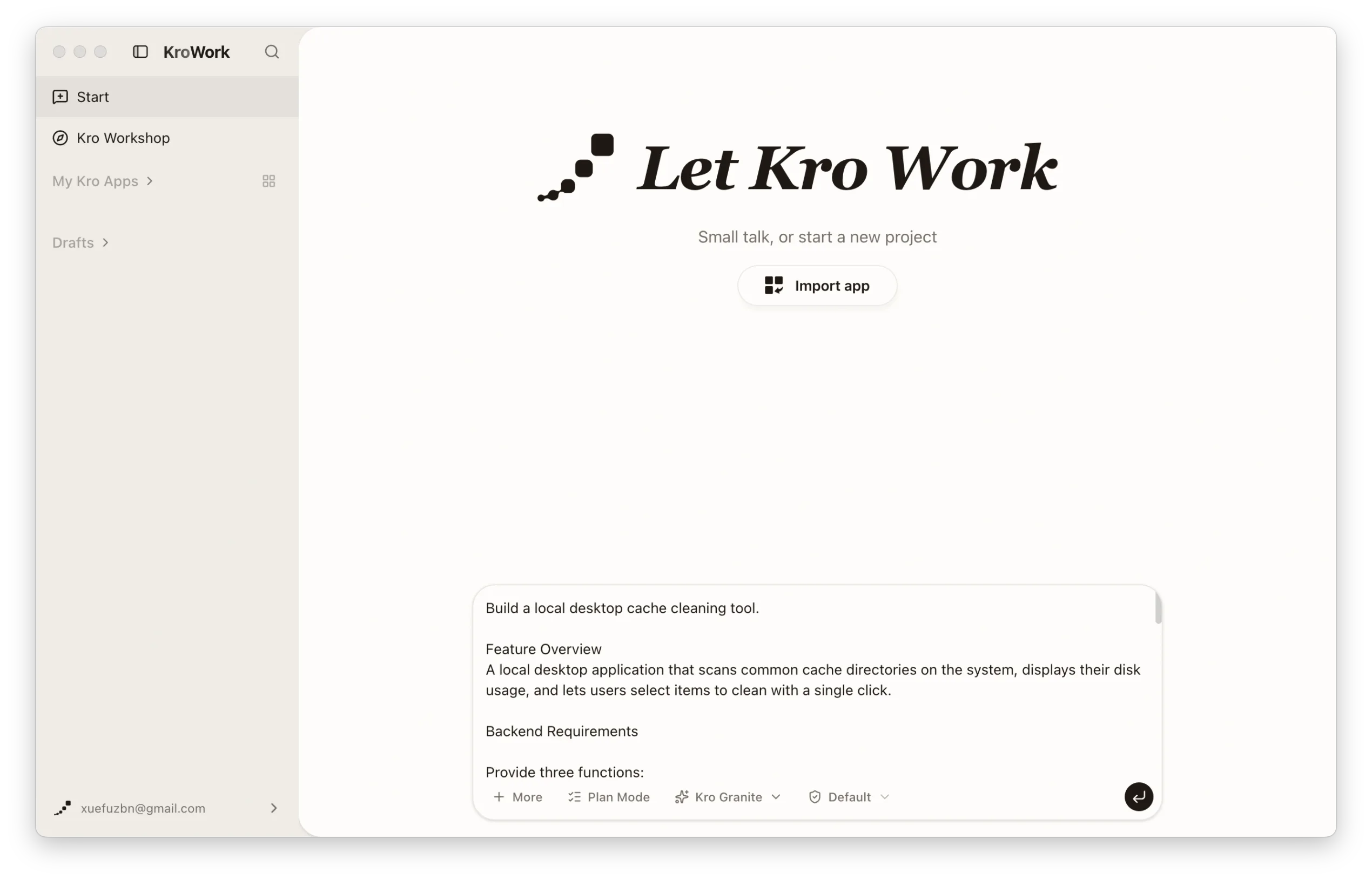 Your First Task | KroWork Help Center
