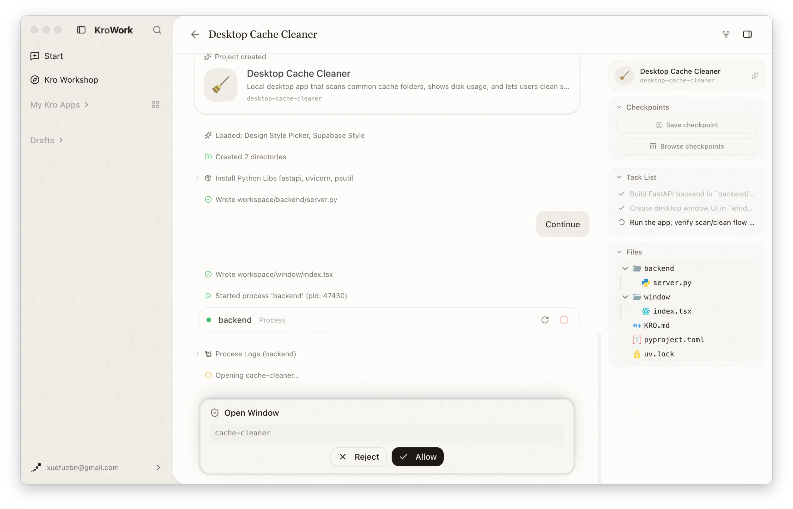 Your First Task | KroWork Help Center